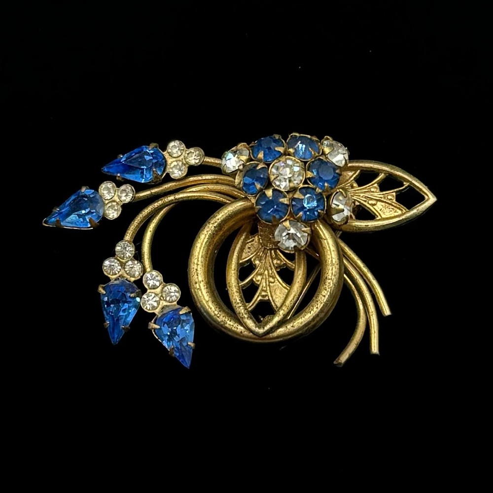 VINTAGE Crystal Brooch/Pendant